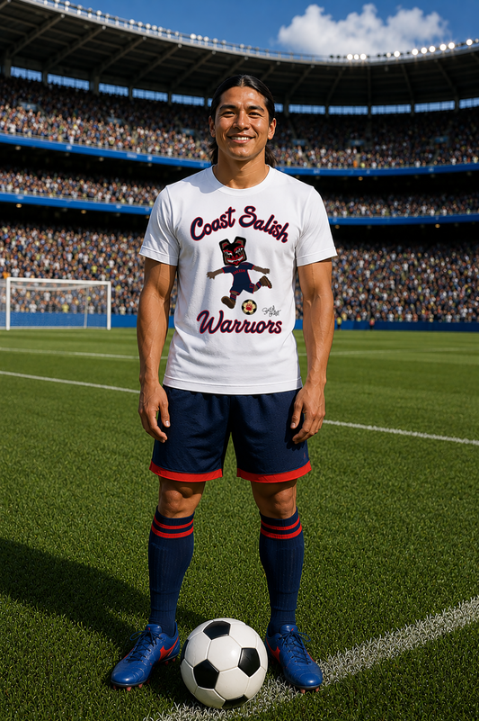 Coast Salish Warriors Soccer Men's T-Shirt – Coast Salish Sportswear for Men