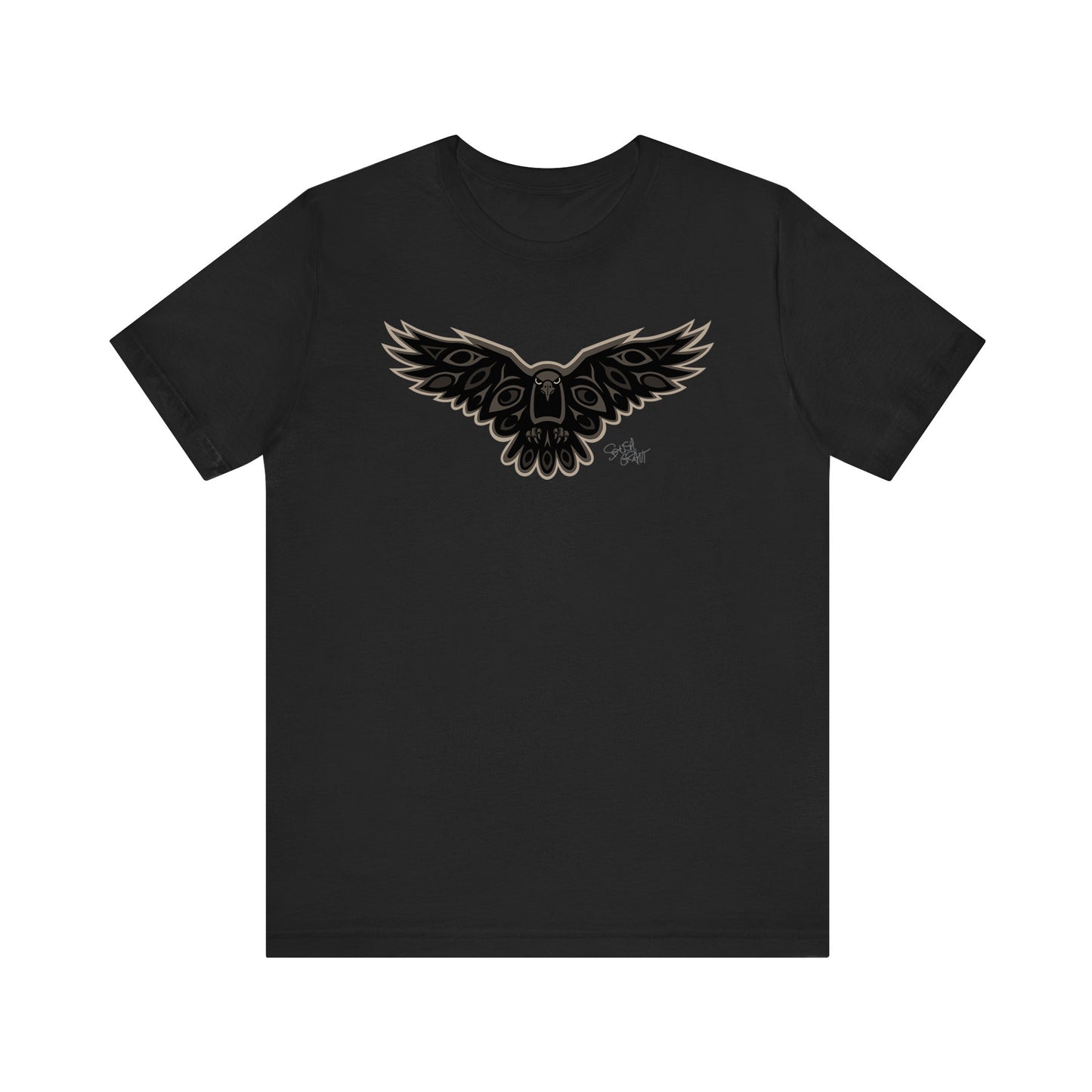Crow Coast Salish T-Shirt for Women – Original Indigenous Crow Art