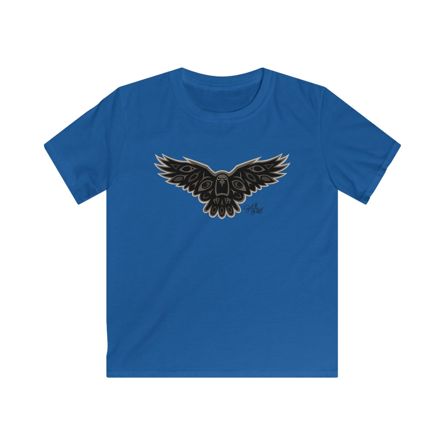 Crow Kids T-Shirt – Coast Salish Art for Children