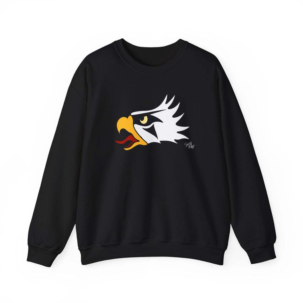 Eagle Head Sweatshirt – Coast Salish Eagle Crest Art for Men