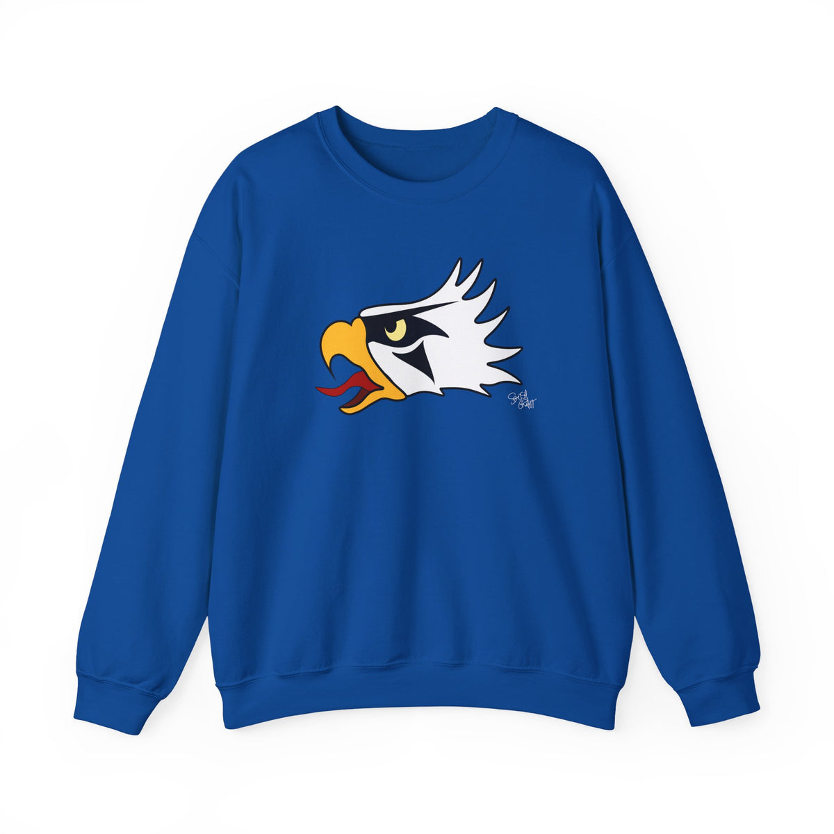 Eagle Head Sweatshirt – Coast Salish Eagle Crest Art for Men