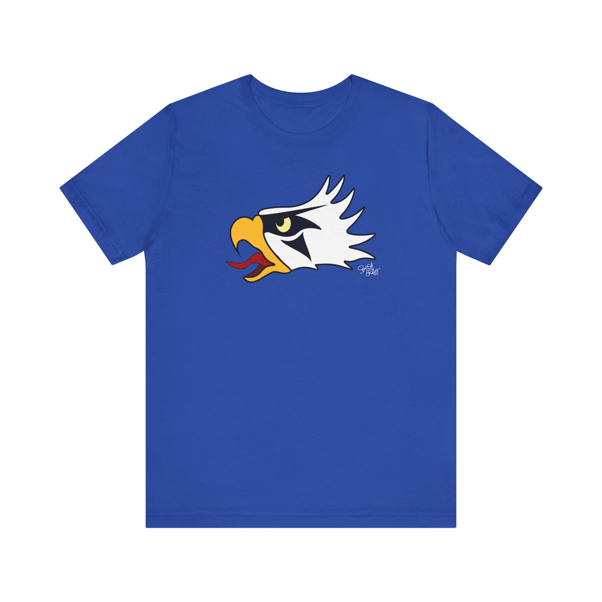 Eagle Head Coast Salish T-Shirt for Men – Original Indigenous Eagle Crest Art