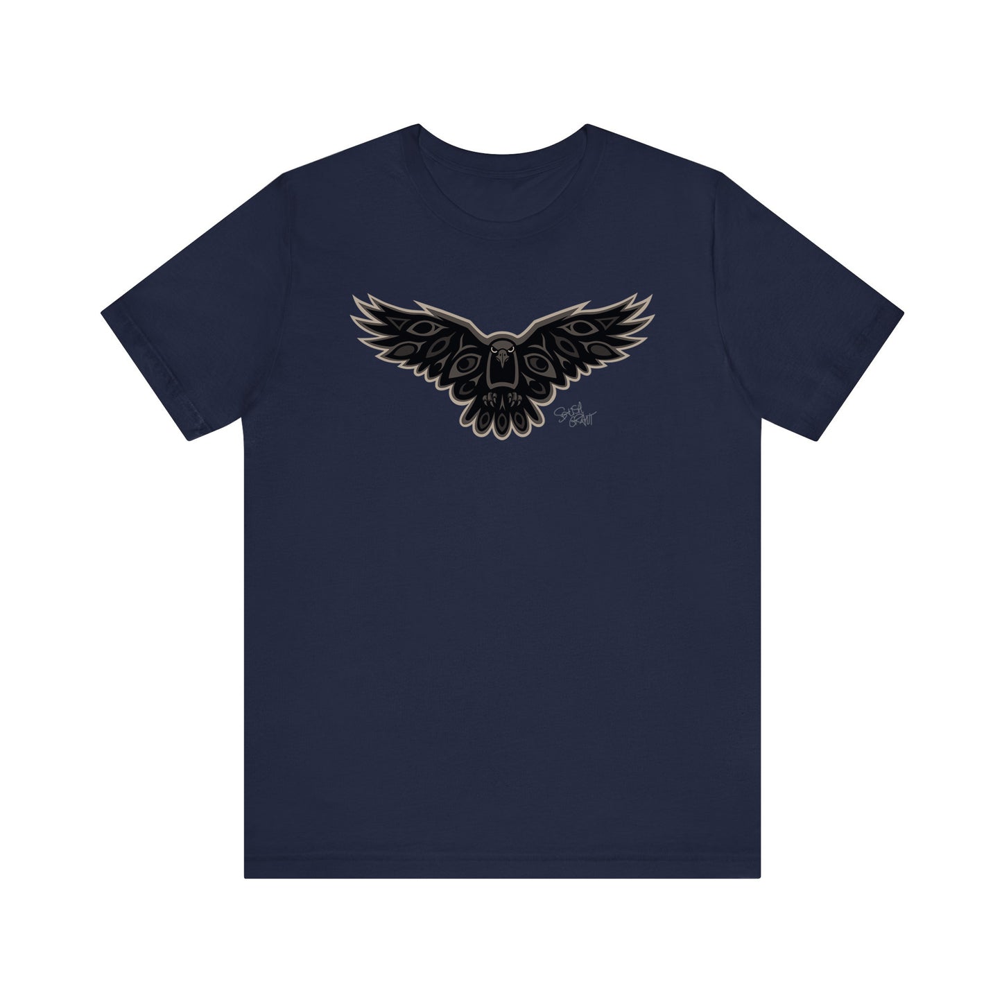 Crow Coast Salish T-Shirt for Women – Original Indigenous Crow Art