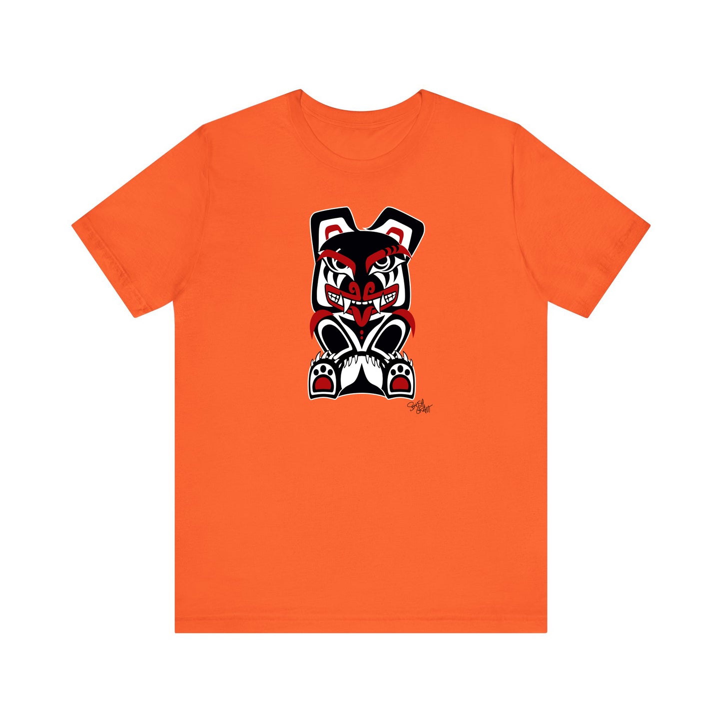 Papa Bear Coast Salish T-Shirt for Men – Original Indigenous Bear Art