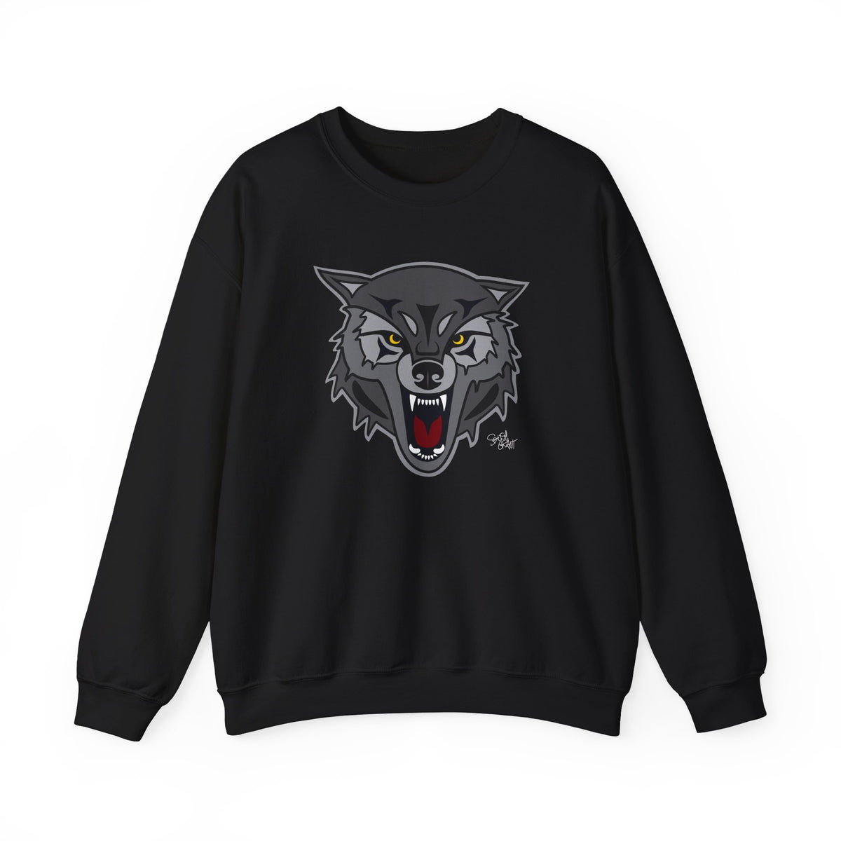 Wolf Sweatshirt – Coast Salish Art for Men