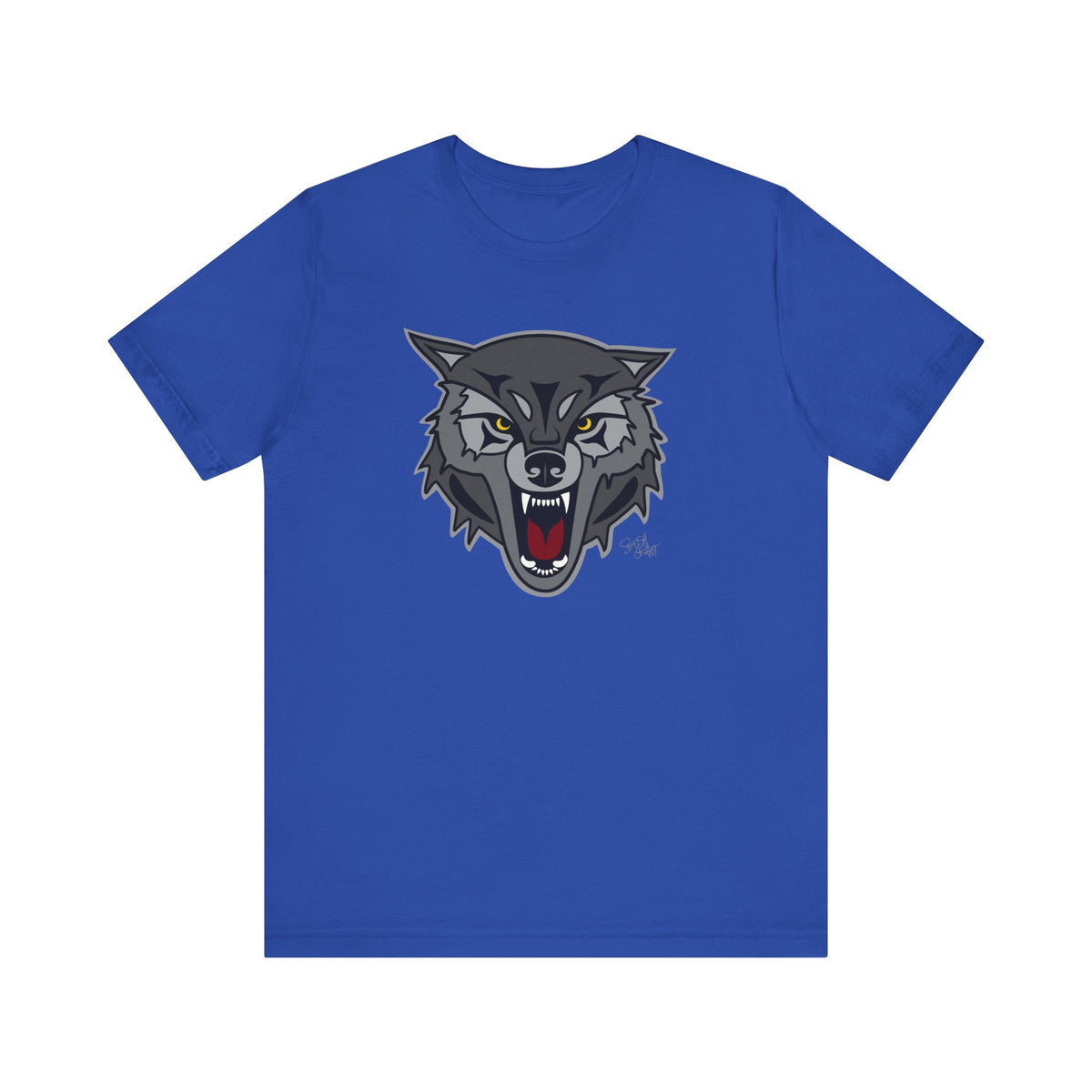Wolf Long Sleeve Coast Salish T-Shirt for Men – Original Indigenous Wolf Art