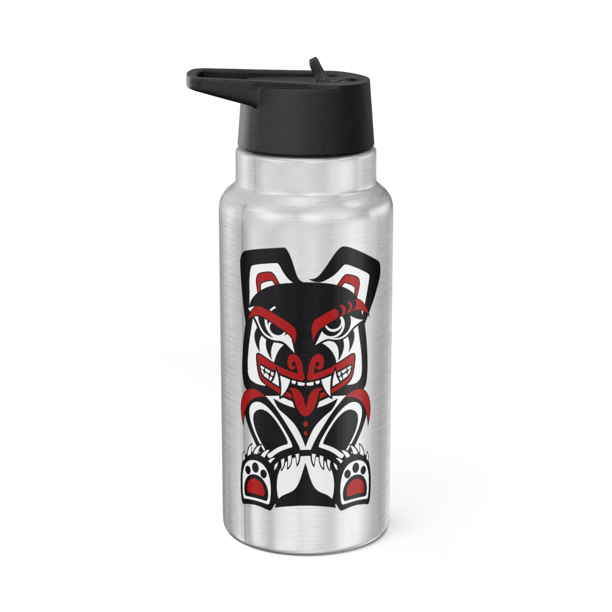 Salish Grant - Papa Bear Tumbler Coast Salish Art work Stainless Steel size: 32oz (0.95l)