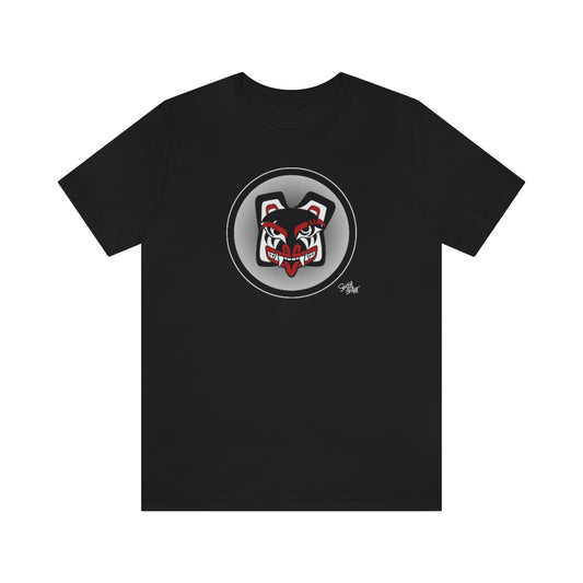 Salish Grant - Papa Bear Baller T-Shirt Authentic Coast Salish art Black