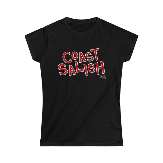 Salish Grant - Coast Salish fitted Tee Authentic Coast Salish art Canada