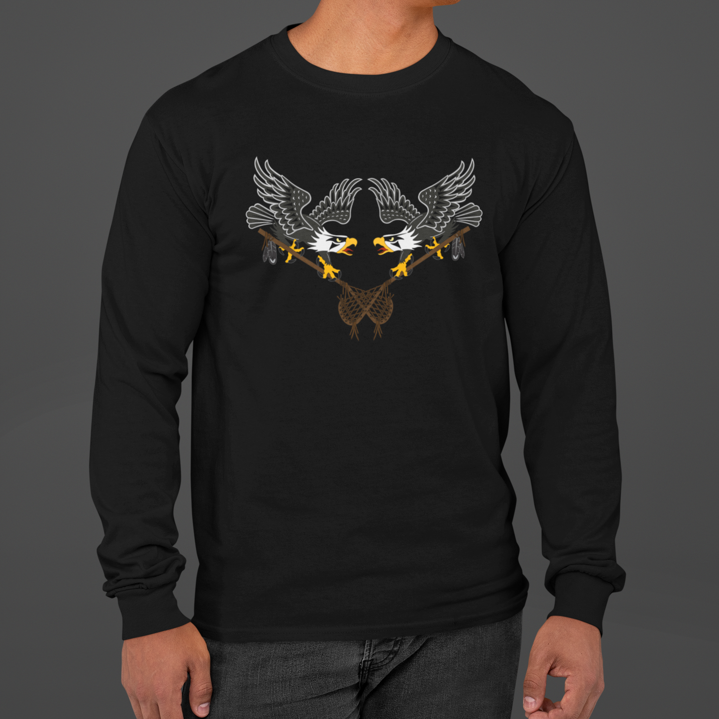 Salish Grant - Eagles Lacrosse Long Sleeve T-shirt